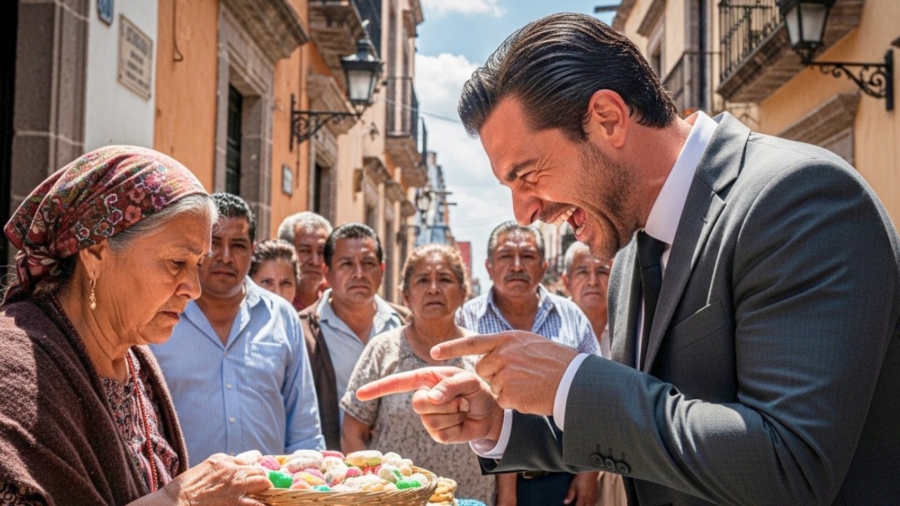 Millonario Humilla a Anciana Vendedora de Paletas y Recibe una LECCIÓN que Nunca Olvidará
