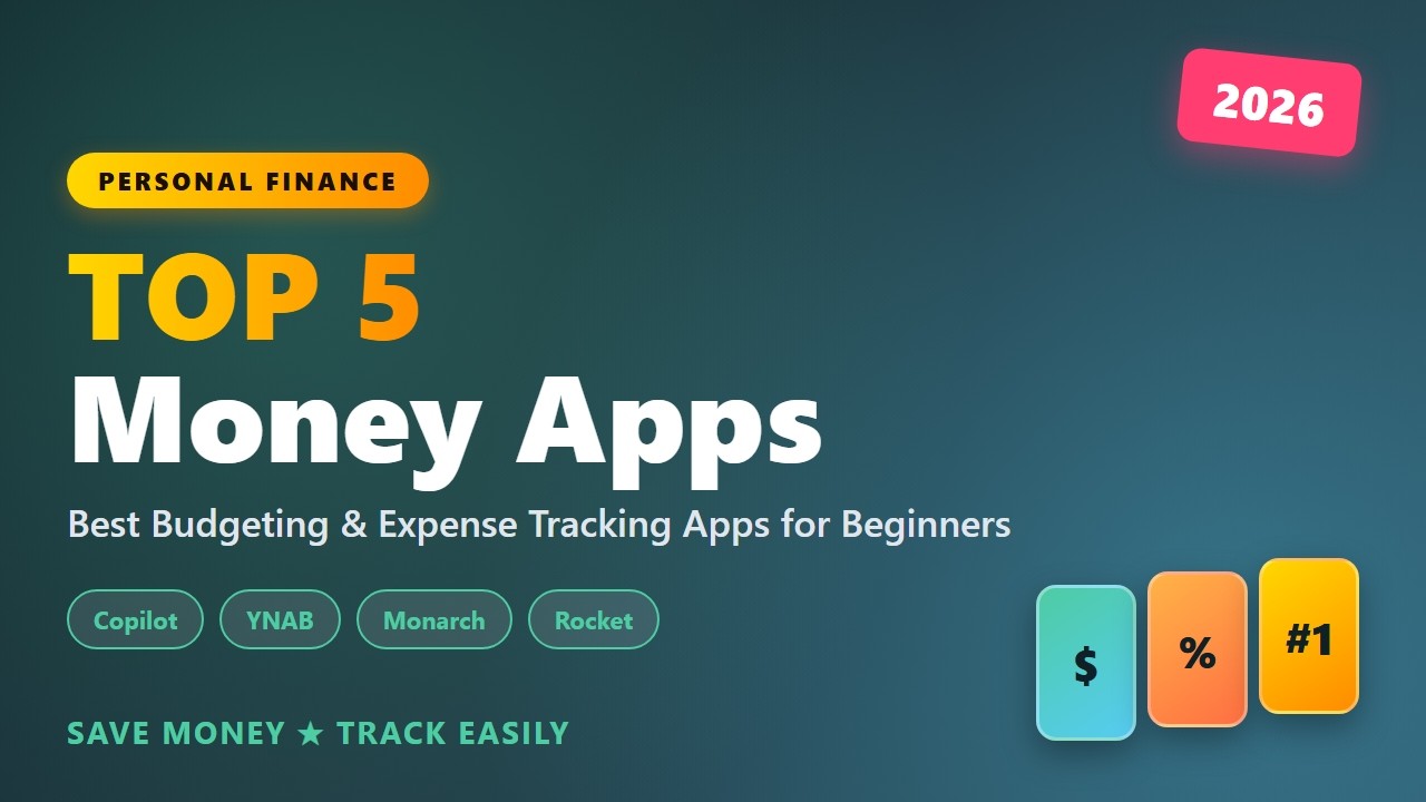 Top 5 Personal Finance Apps to Track Money in 2026 (Best Budgeting Apps for Beginners)