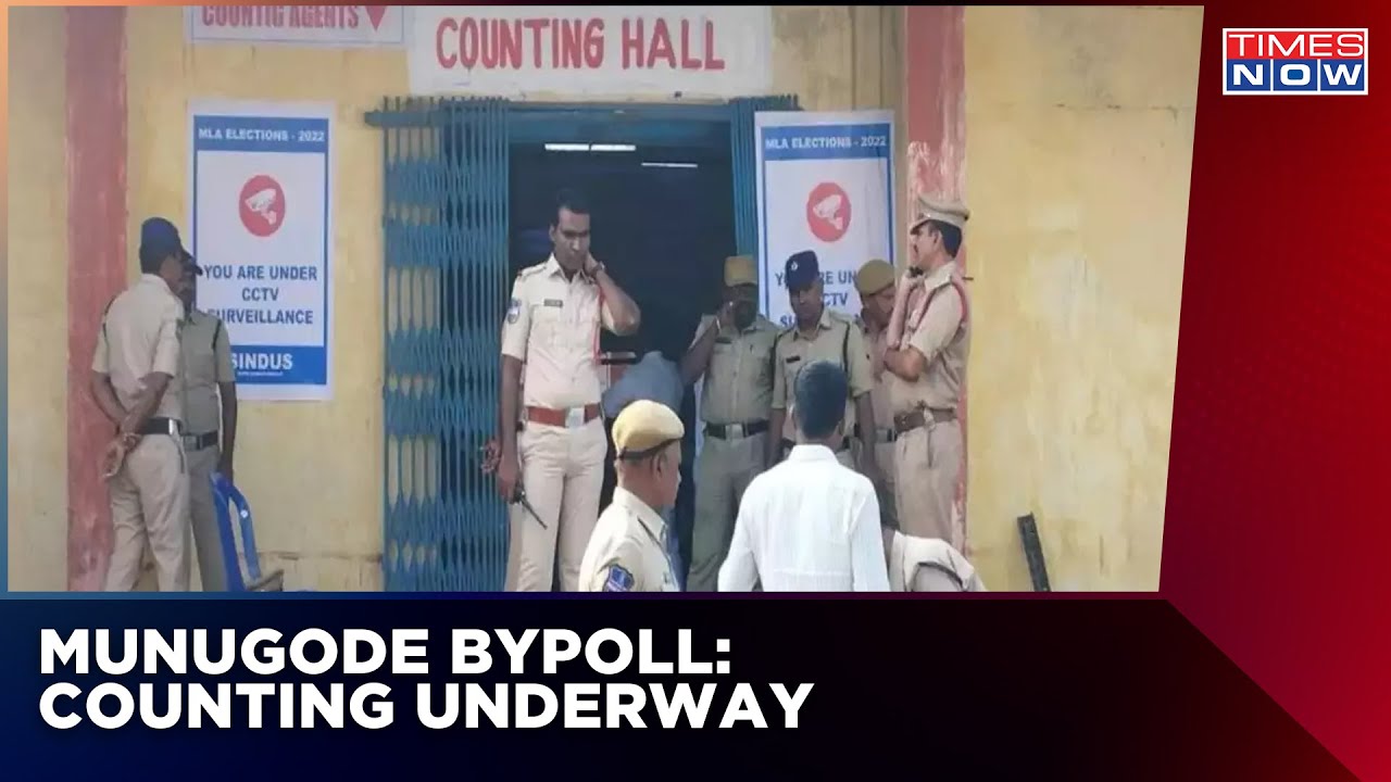 Munugode Bypoll Counting Underway In Telangana | Security Beefed Up To Ensure Law And Order