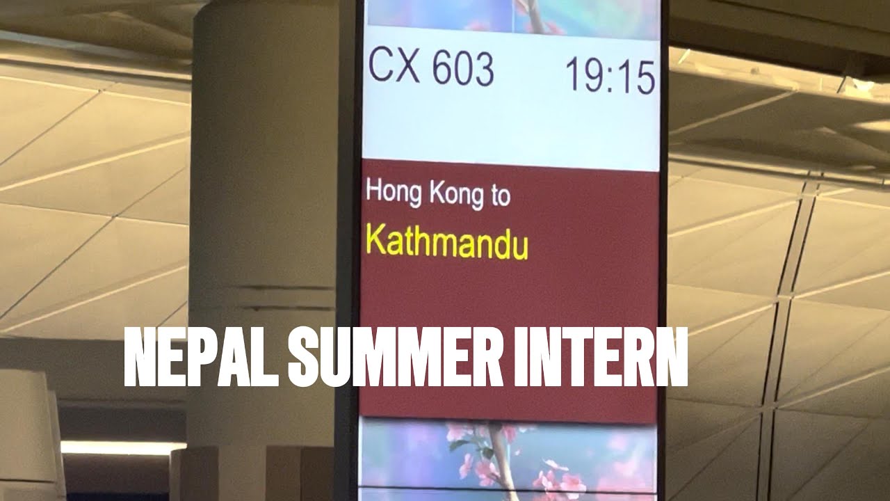 HKU Summer Intern in Nepal: To Kathmandu