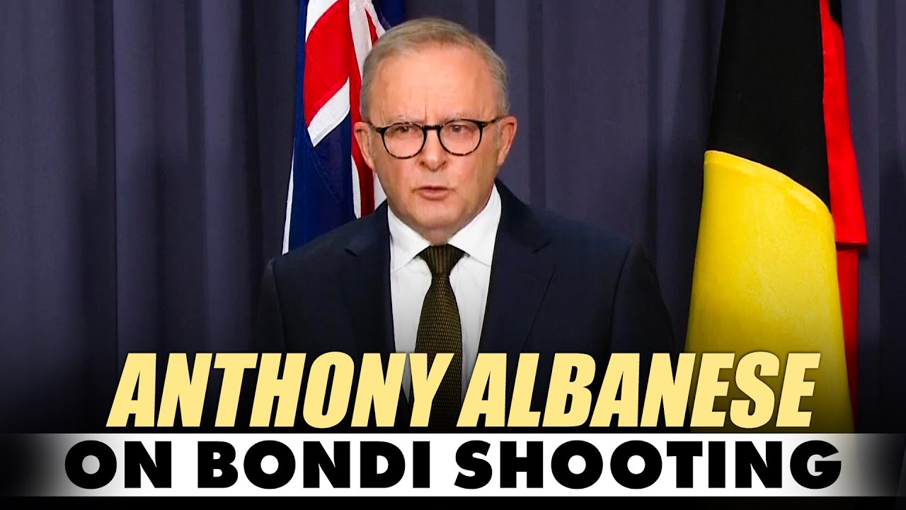 WATCH LIVE: Australian Prime Minister Anthony Albanese speaks after Bondi shooting | Sydney