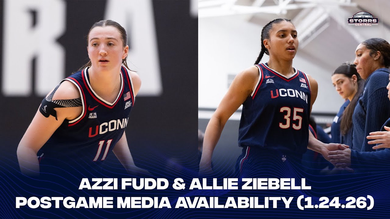 Azzi Fudd & Allie Ziebell Postgame Media Availability - Seton Hall (1.24.26)