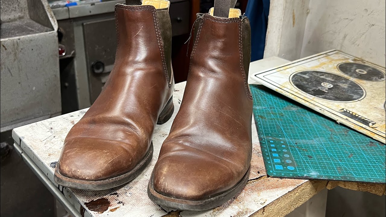 Myrqvist shoes resoled with dainite soles