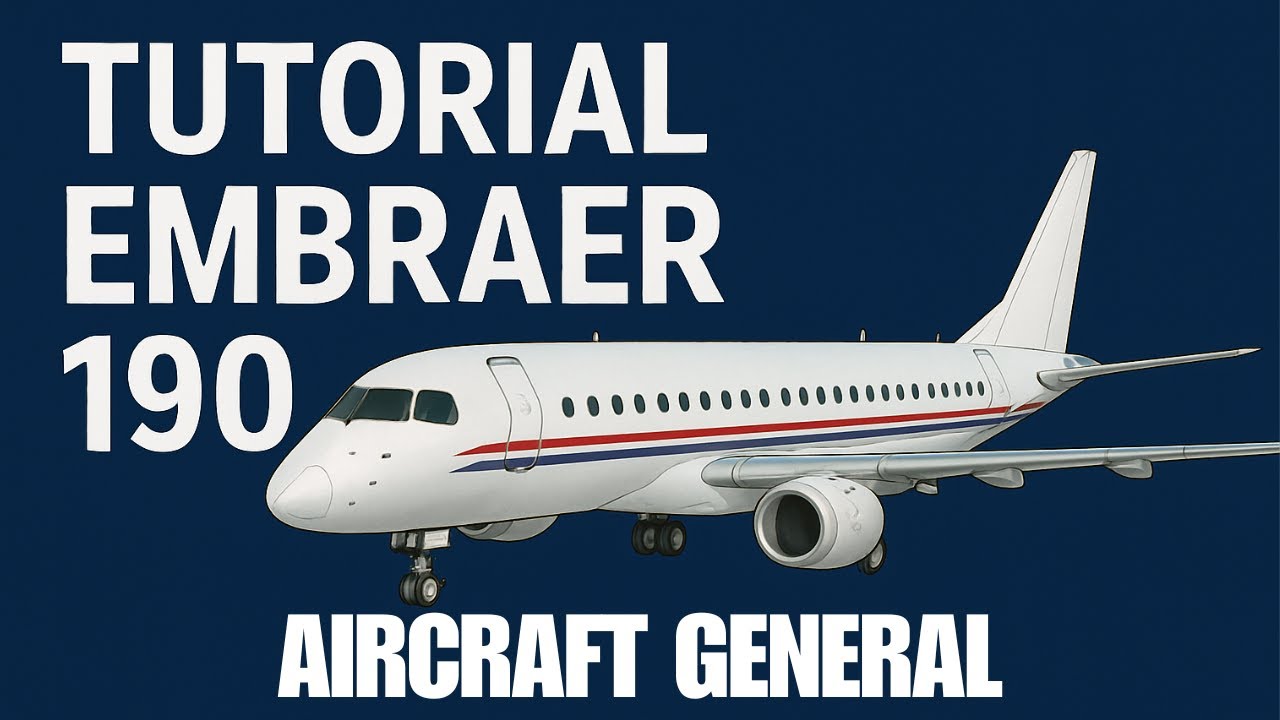 EMBRAER 190 AIRCRAFT GENERAL TUTORIAL PILOTS @CaptainOscarLosada​
