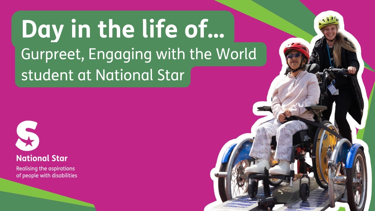 A day in the life of Gurpreet | National Star Engaging with the World student