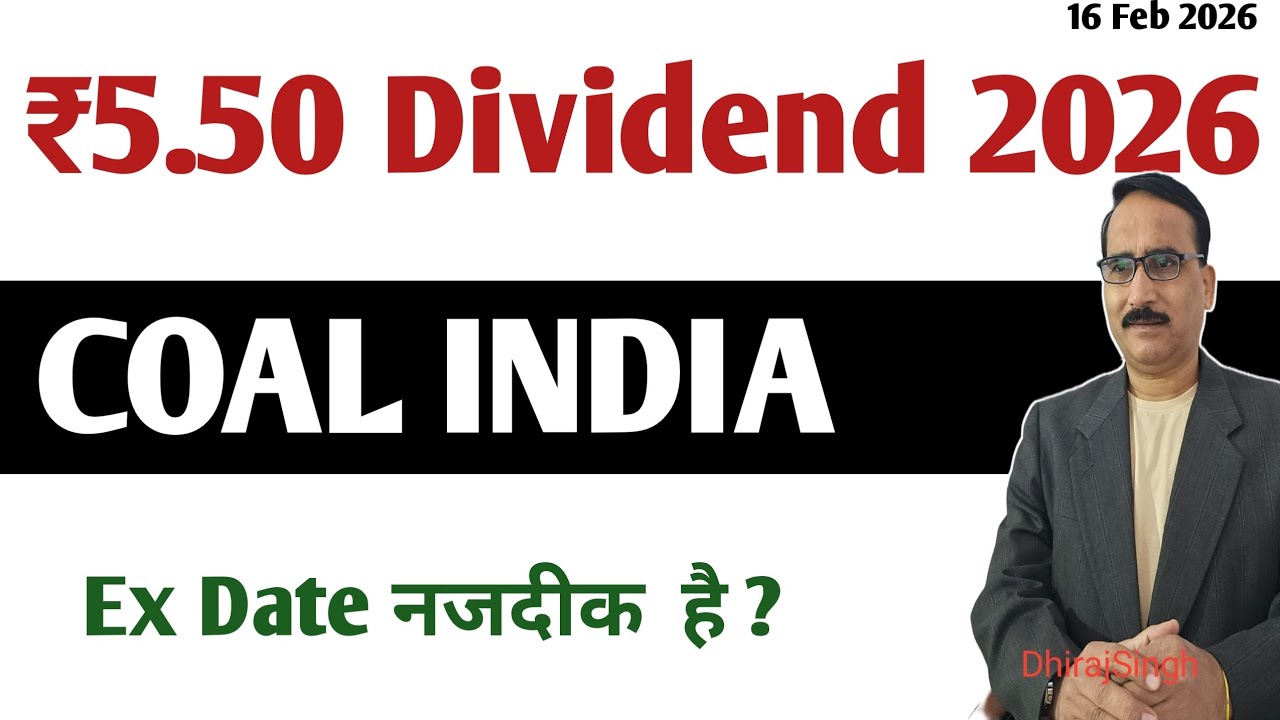 Ex Date नजदीक है Coal India ₹5.50 Dividend 2026 | COAL INDIA Stock Latest News 
