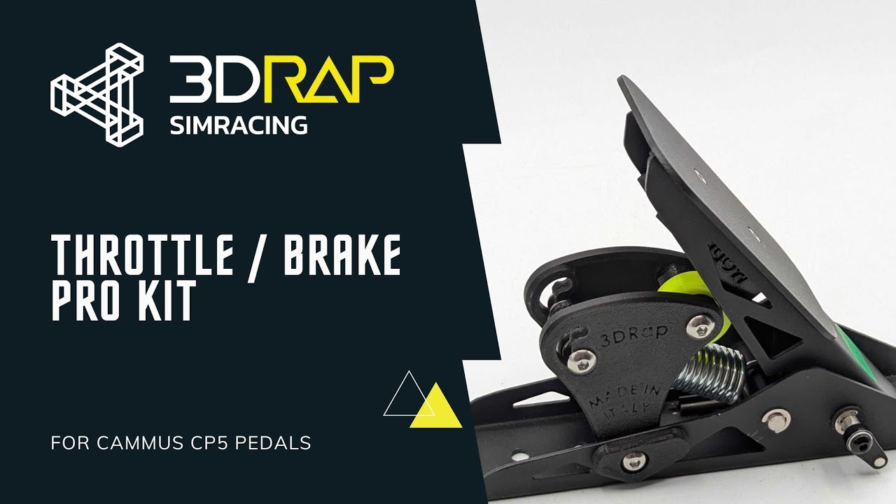 3DRAP THROTTLE / BRAKE PRO KIT FOR CAMMUS CP5 PEDALS