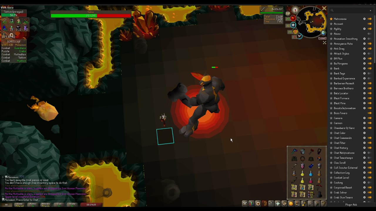 Solo CoX example raid (UIM)