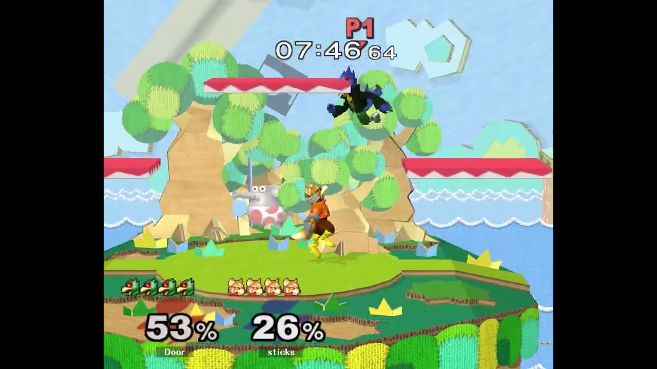 SLO Smash Arcadian #26 Top 8 LQF – sticks ⟮Fox⟯ vs Door ⟮Falco⟯