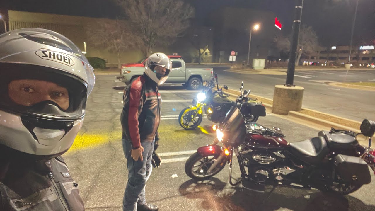 Short Motorcycle Night Ride with Austin