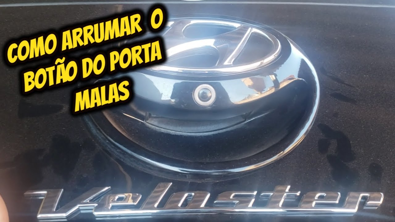 Como consertar o botão do porta malas do VELOSTER | Faça você mesmo em casa.