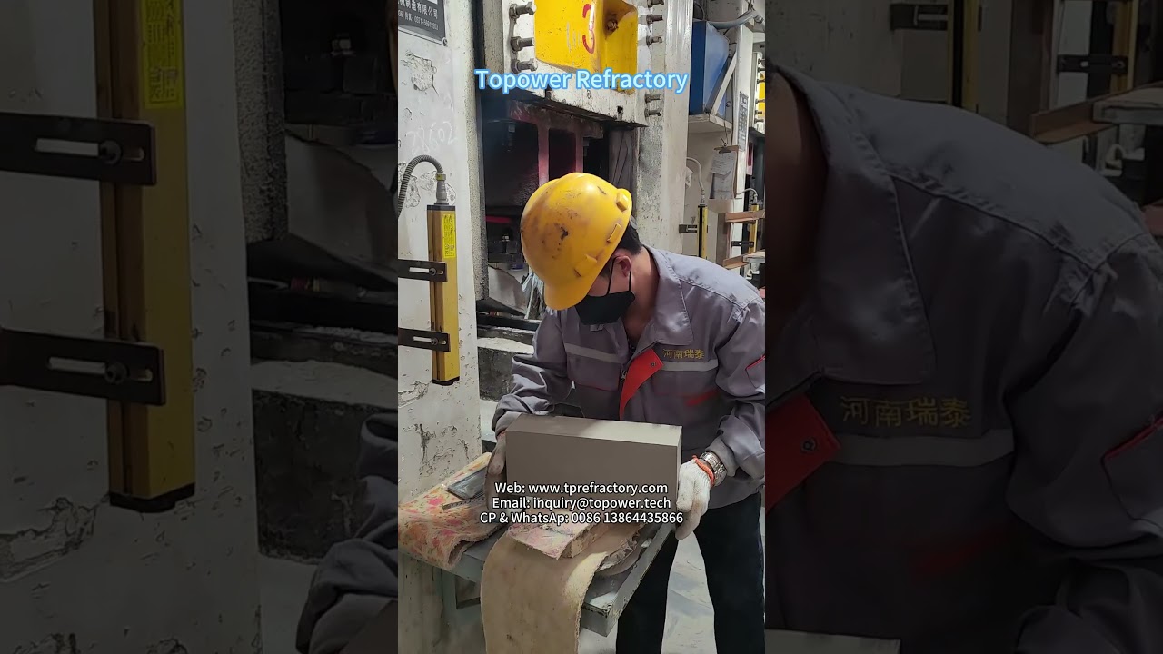 Do you know how silica bricks are pressed? #shots
