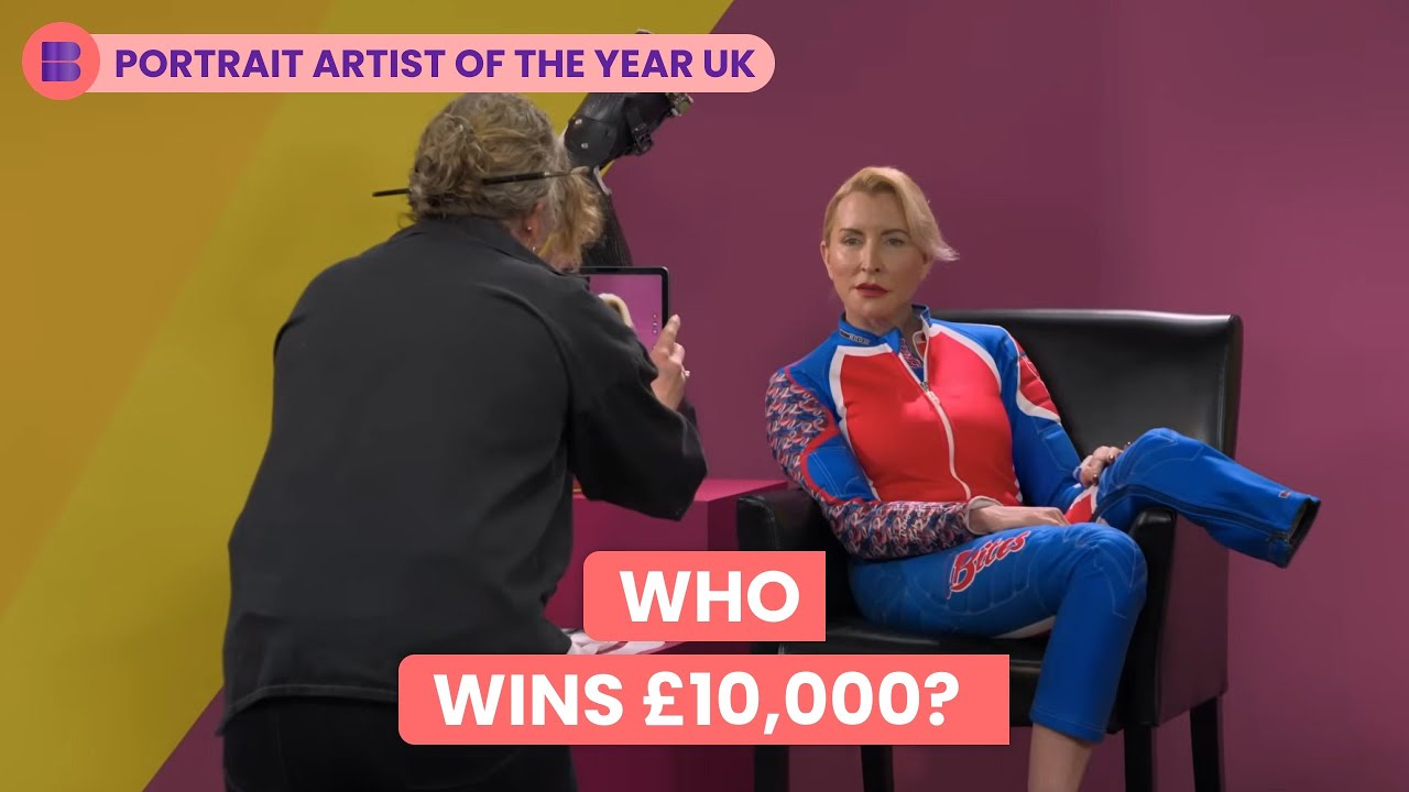 Portrait Artists Paint Celebrity Sitters for £10,000 Prize