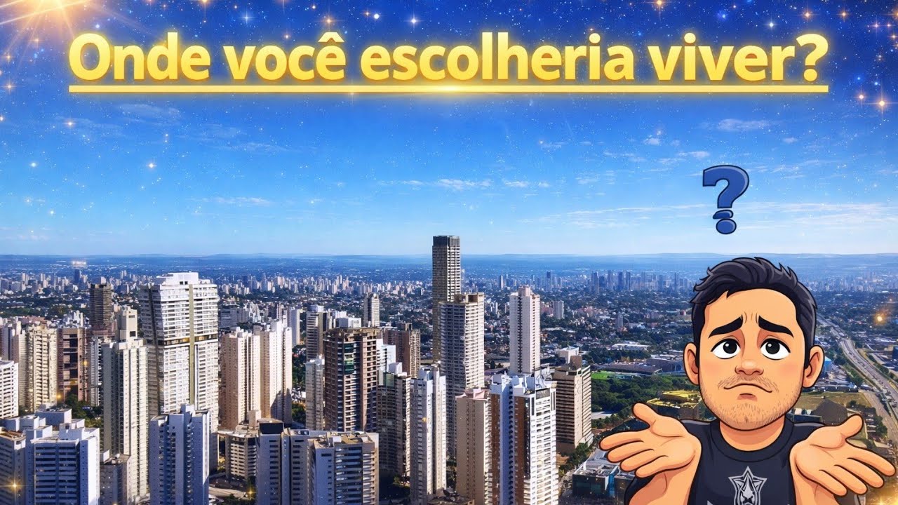 Onde você escolheria morar? Breve reflexão #drone #djibrasil #goiânia