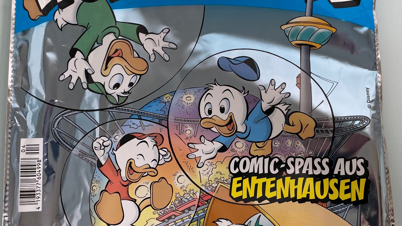 NEUE Micky Maus Comic Spass aus Entenhausen Nr 4 Wundertüte auspacken