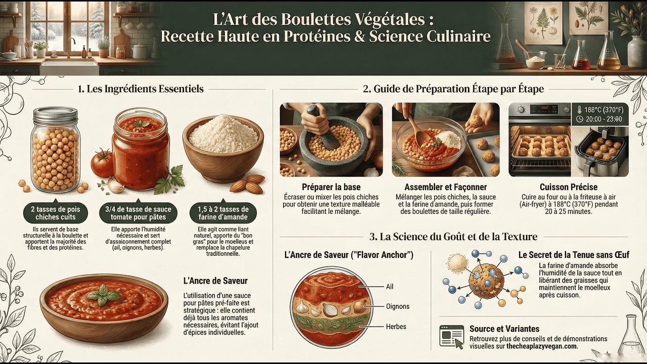 🥗 Boulettes_V&eacute;g&eacute;tales 🫘 RECETTES 3 INGR&Eacute;DIENTS
