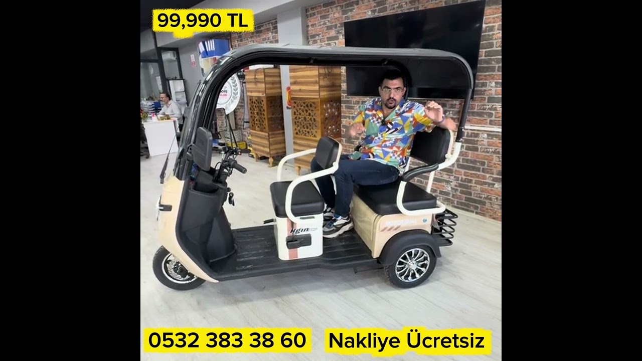 3 Teker Elektrikli Beta Motor Ilgın Pro Sizlerle! Kapıda Ödeme İle 0532 383 38 60