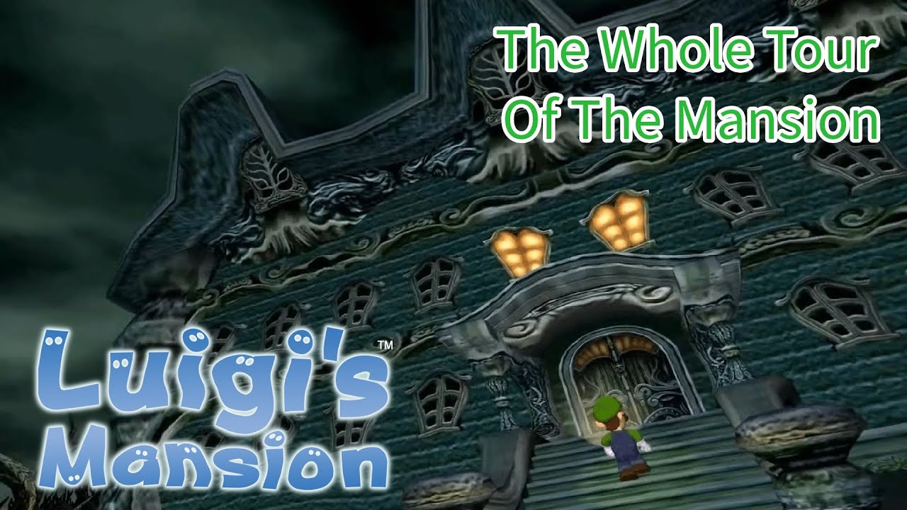 The Whole Tour Of The Mansion in Luigi's Mansion