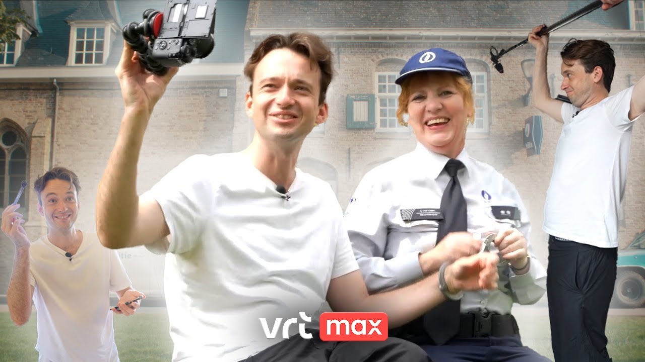 Robin Keyaert zit vast in de handboeien van Chantal 👮&zwj;♂️ | Pret op de set