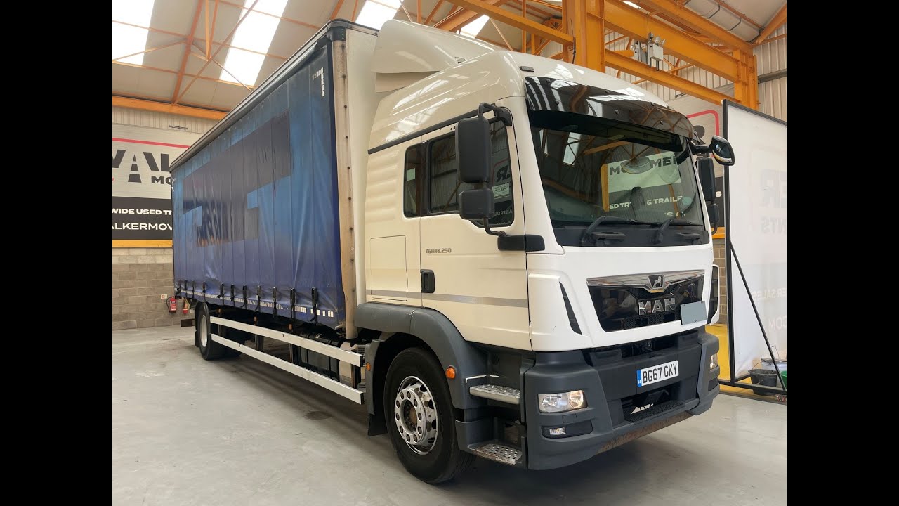 New In Stocklist For Sale: MAN TGM 18.250 *EURO 6* 4X2 CURTAINSIDER - 2017 - BG67 GKY
