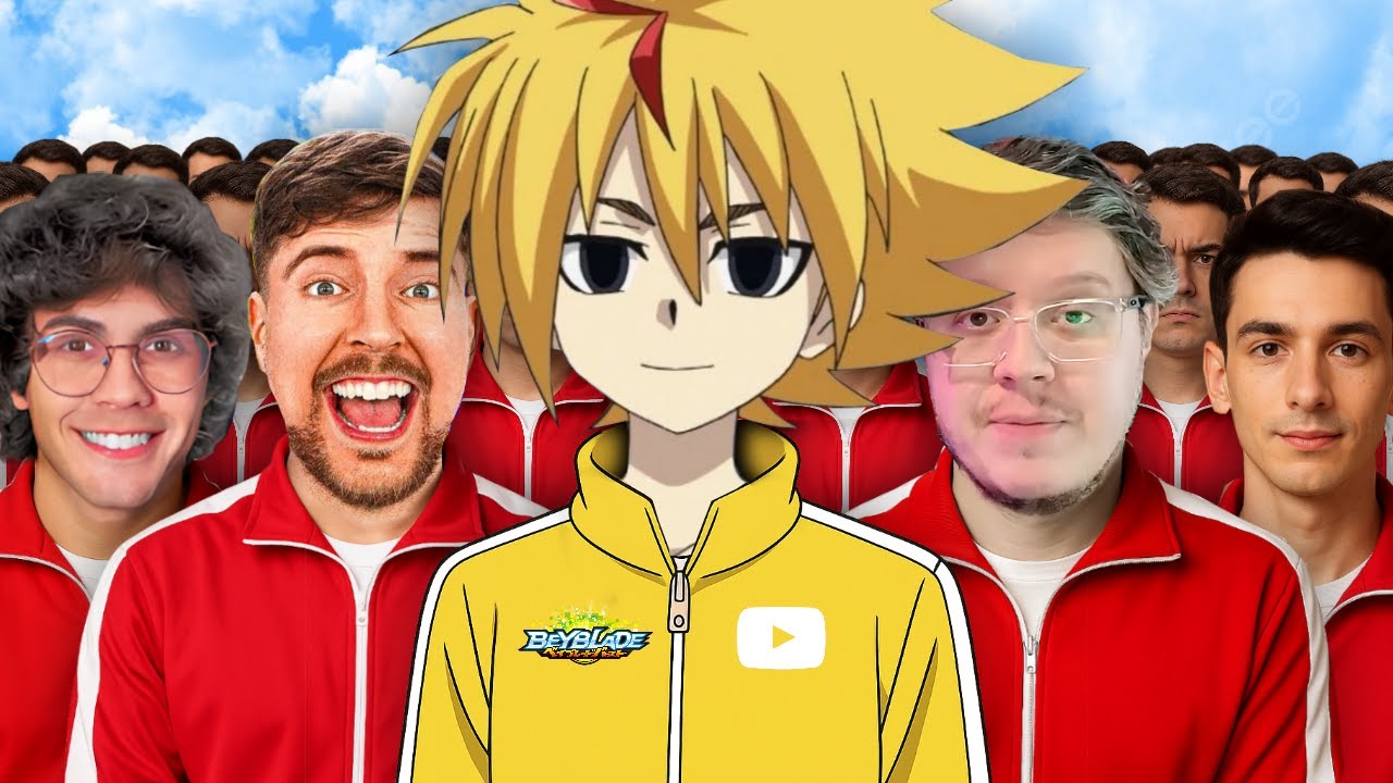 6 Youtubers Batalham Contra Mim Por Uma BEYBLADE!
