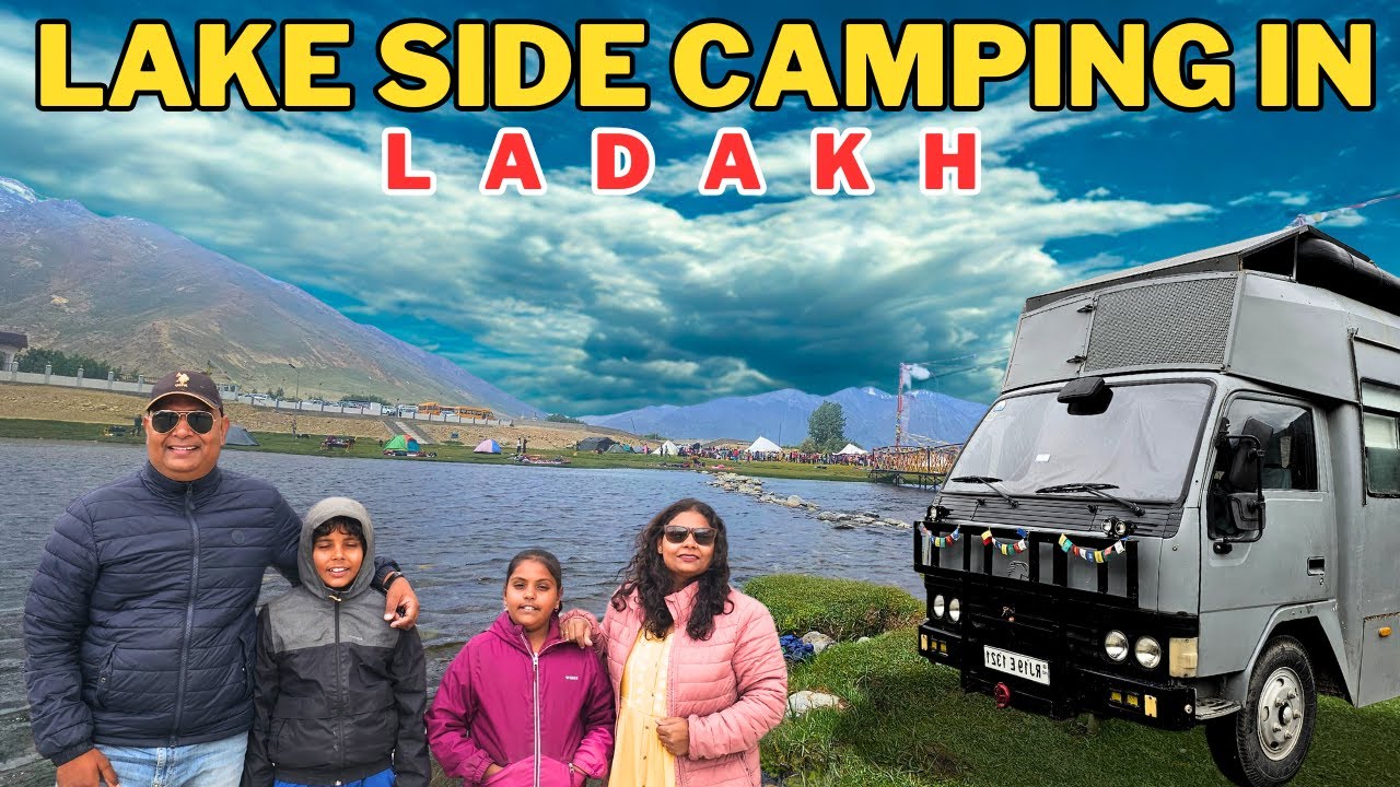 Ep 481/ सोचा नहीं था CAMPING के लिए LADAKH में ऐसी जगह भी मिलेगी/ 5 months ladakh trip in CARAVAN