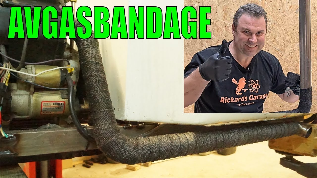 Hur Man Monterar / Lindar  Avgasbandage  -  How To Wrap Exhaust Headers