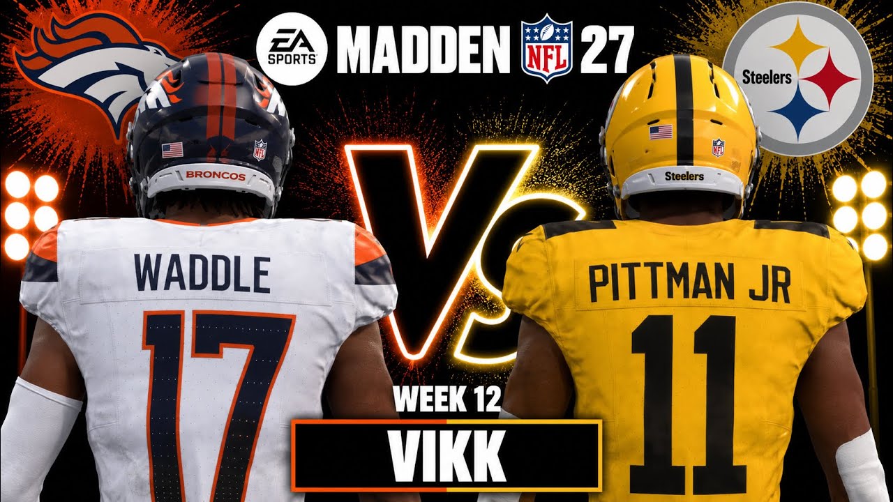 Симуляция 12-й недели: Broncos против Steelers | NFL &laquo;Чёрная пятница&raquo; | Составы драфта Madden 27
