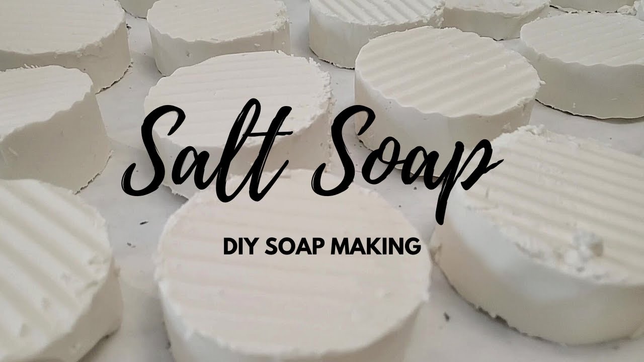 How to make salt soap bars