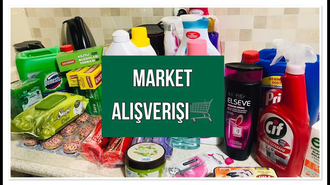 Ailecek Market Alışverişi 🛒 deterjan alışverişi