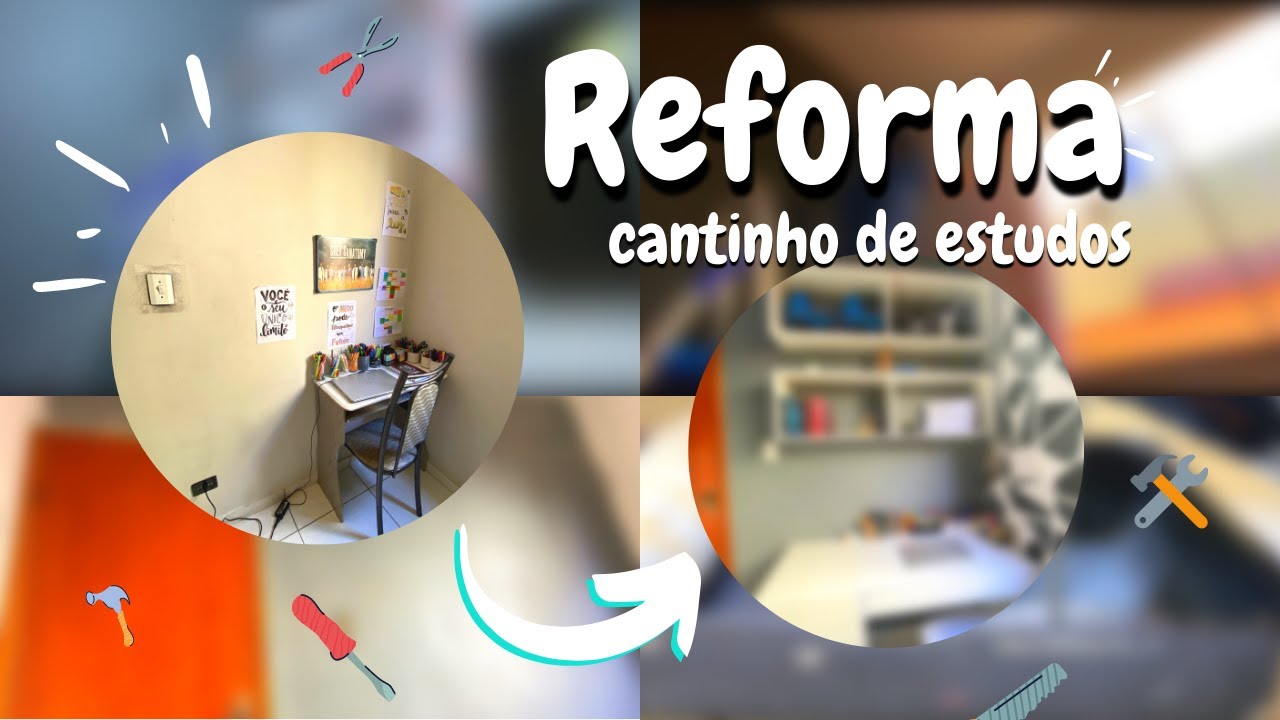 Reforma no meu cantinho de estudos ! Gabriel Oliveira