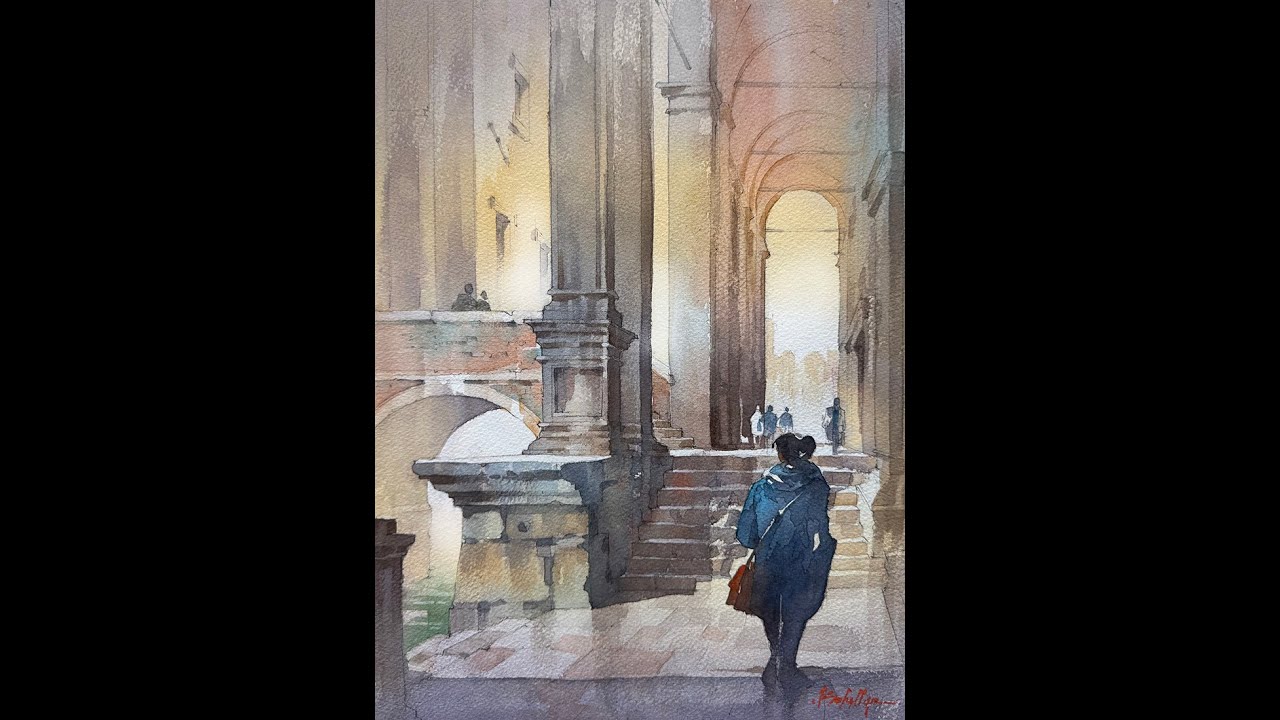 Soft Light - Venice #watercolorpainting #artistsupport #paintingtechniques #watercolortutorial