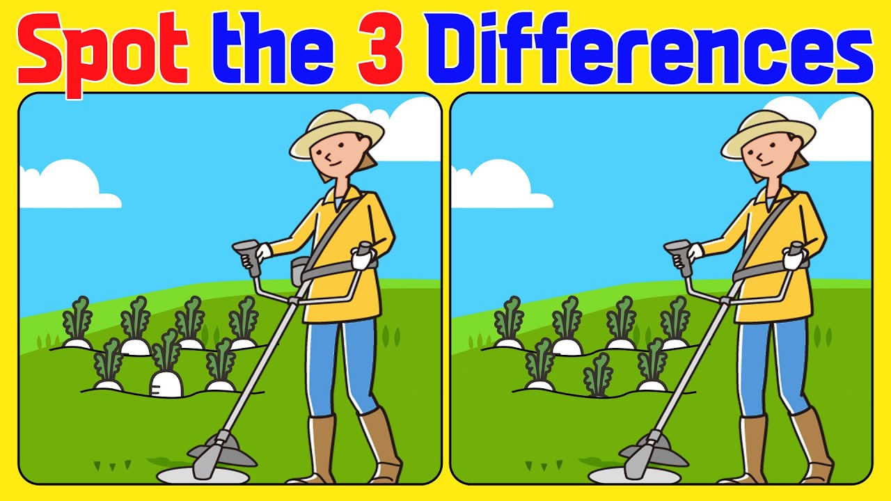 🧠🧩Spot the Difference | Boost Your Brain《EASY》