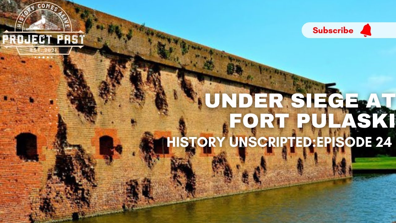 Under Siege At Fort Pulaski | Visible Civl War Era Battle Damage | Project Past History Unscripted
