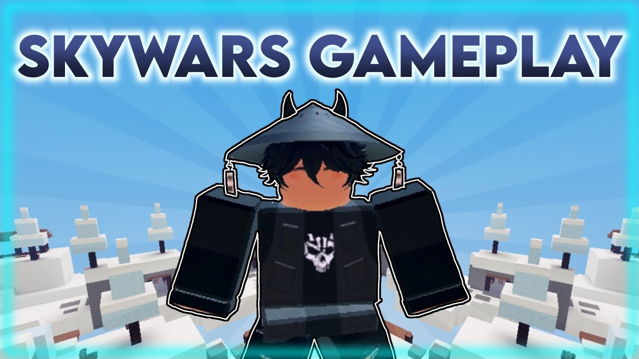 TRYHARDING in skywars gamemode! (roblox bedwars skywars).