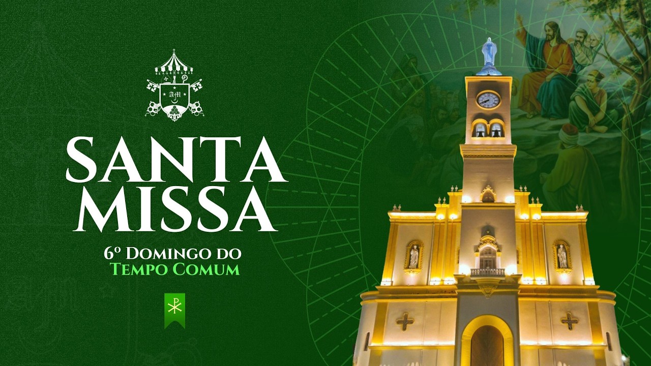 SANTA MISSA AO VIVO | Domingo -  15/02/2026 - 19h30 | @catedralapucarana