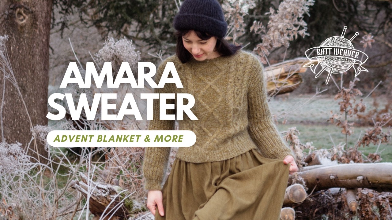 Amara Sweater, Log Cabin Advent Blanket & some good pondering | Heather and Hops Knitting Podcast