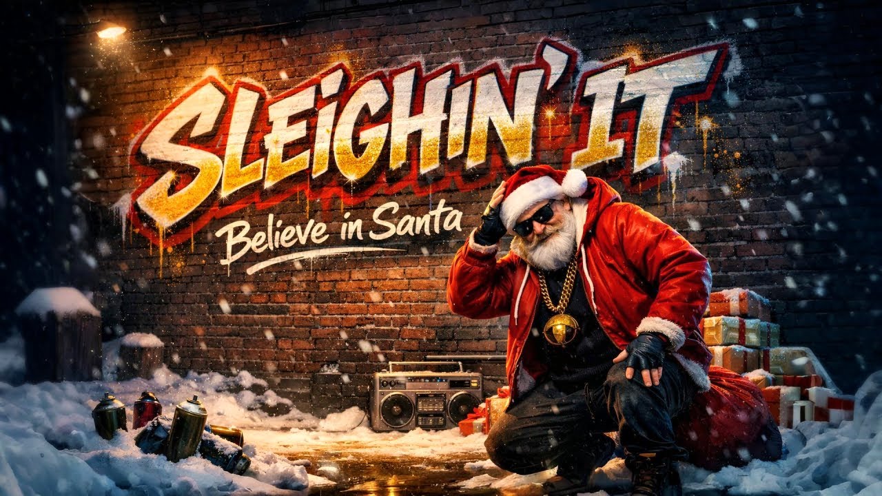 🎅 Sleighin’ It – Believe in Santa - [Christmas, wrappin'] [Male vocals]
