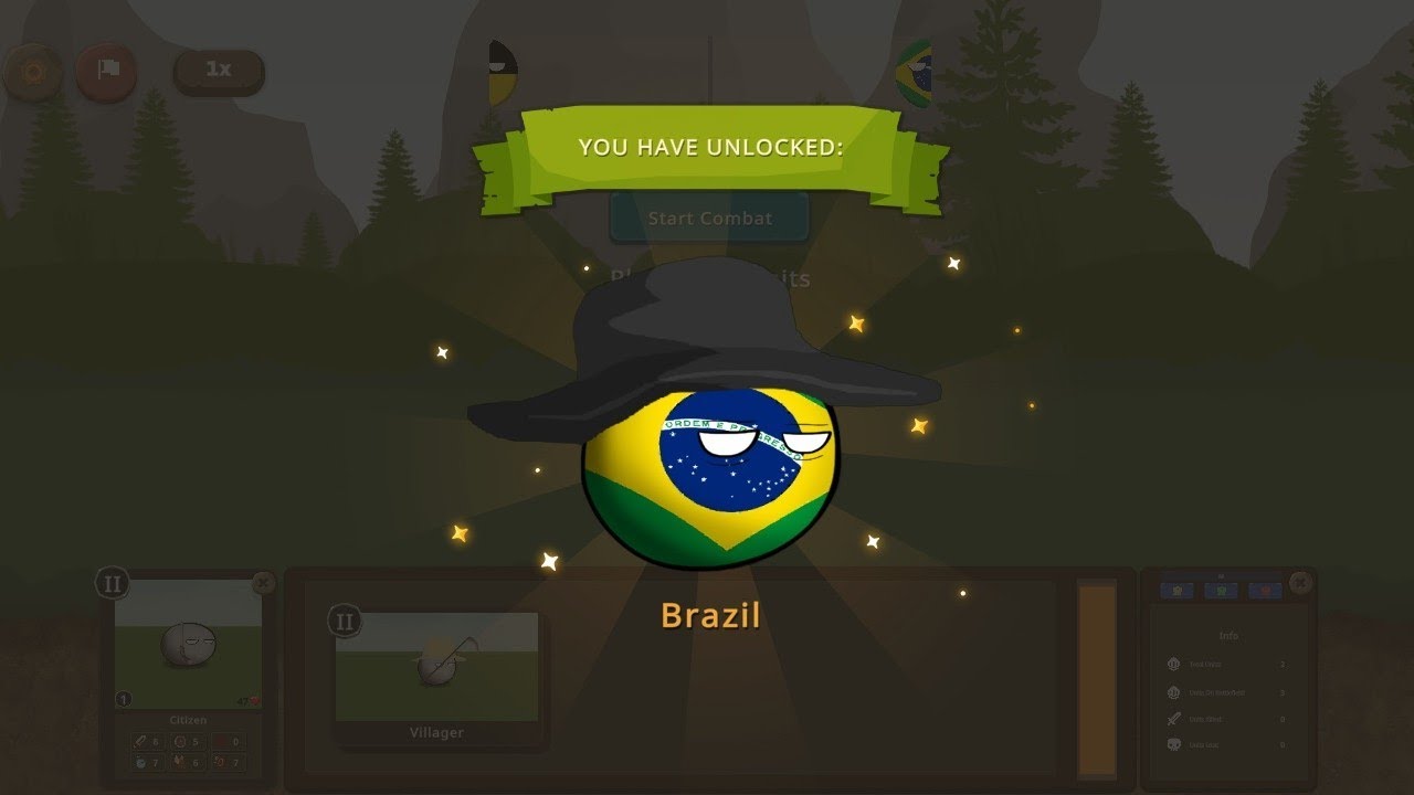 How to unlock Brazil 🇧🇷 countryball (Countryballs at war)