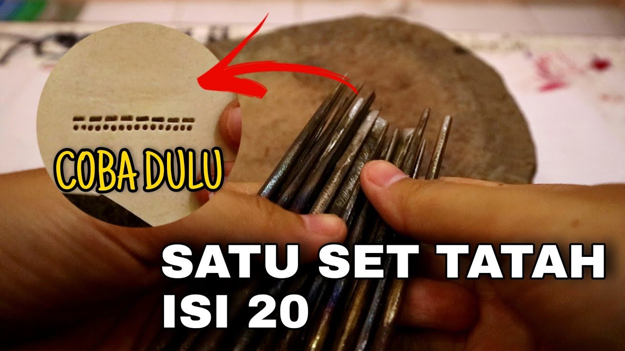 Review Alat Tatah / Pahat Wayang kulit | Sebelum dikirim