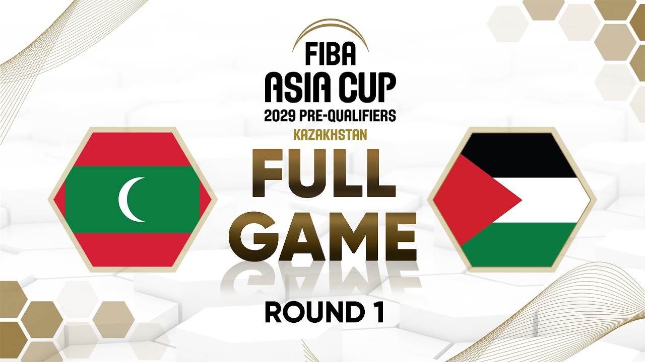 First Round | Maldives v Palestine | Full Basketball Game | FIBA Asia Cup 2029 Pre-Qualifiers