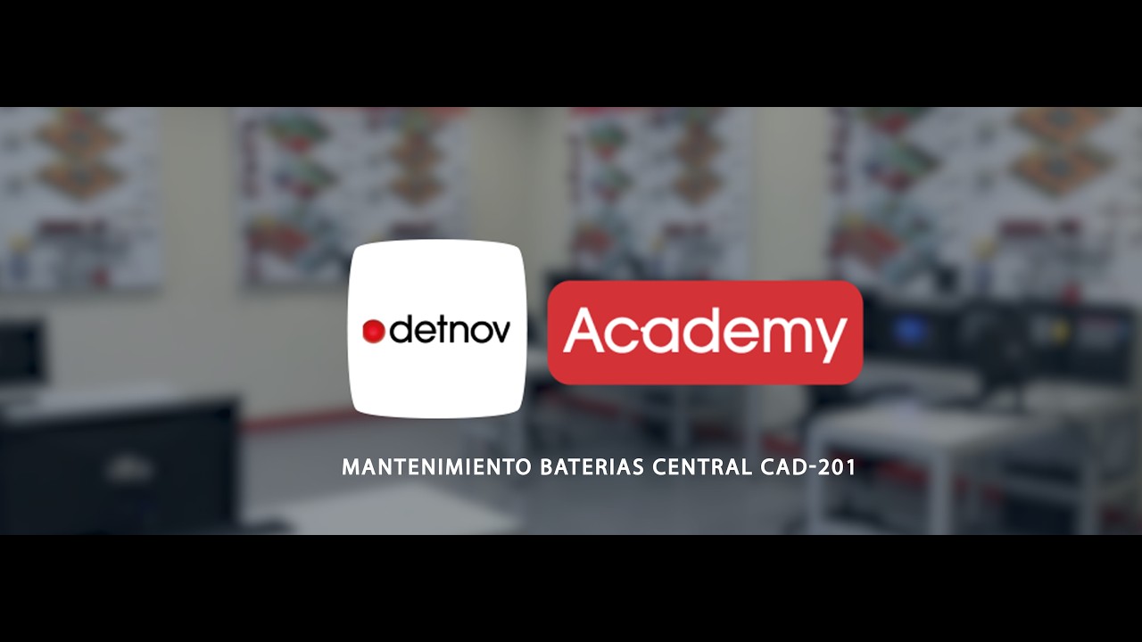 Detnov Academy 21 - Mantenimiento baterías CAD-201