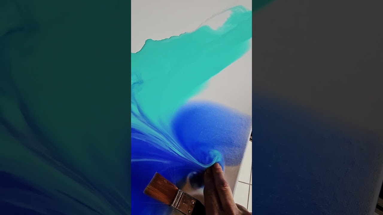 Premier fond aquatique #artcontemporain #art #arte #artgallery #peinturealhuile