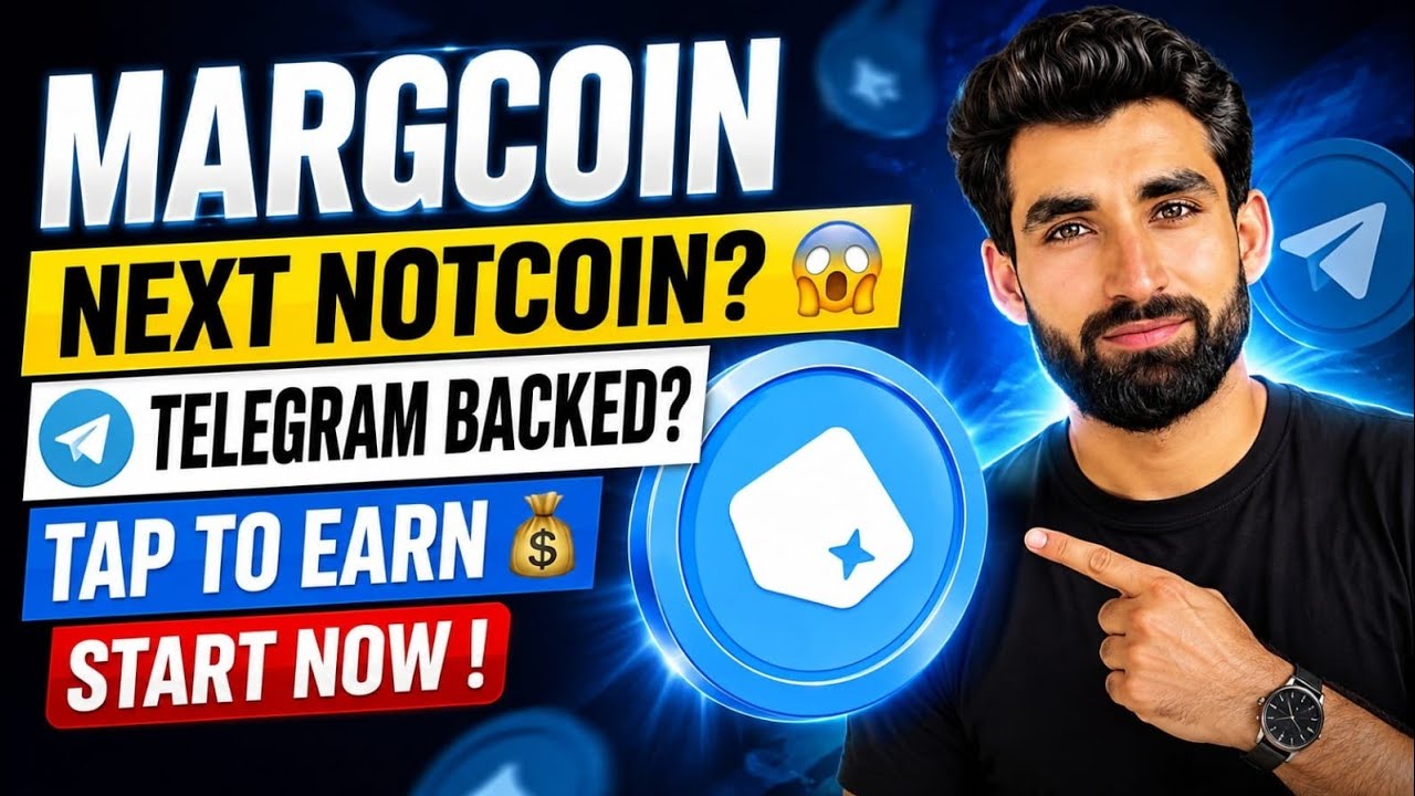 Margcoin Airdrop Backed By Telegram| Next Notcoin?! | Tap To Earn | Start Now | Complete Overview |