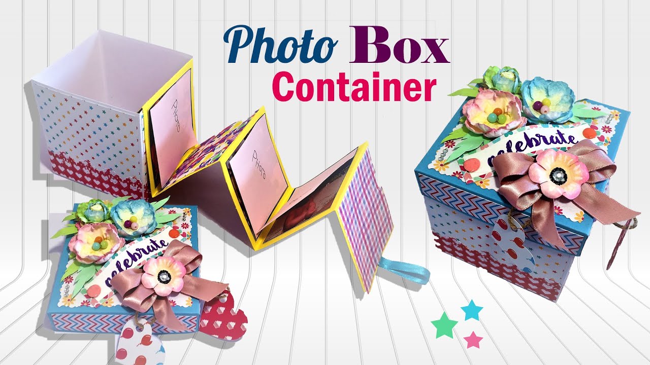 Photo Box Container - DIY gift box