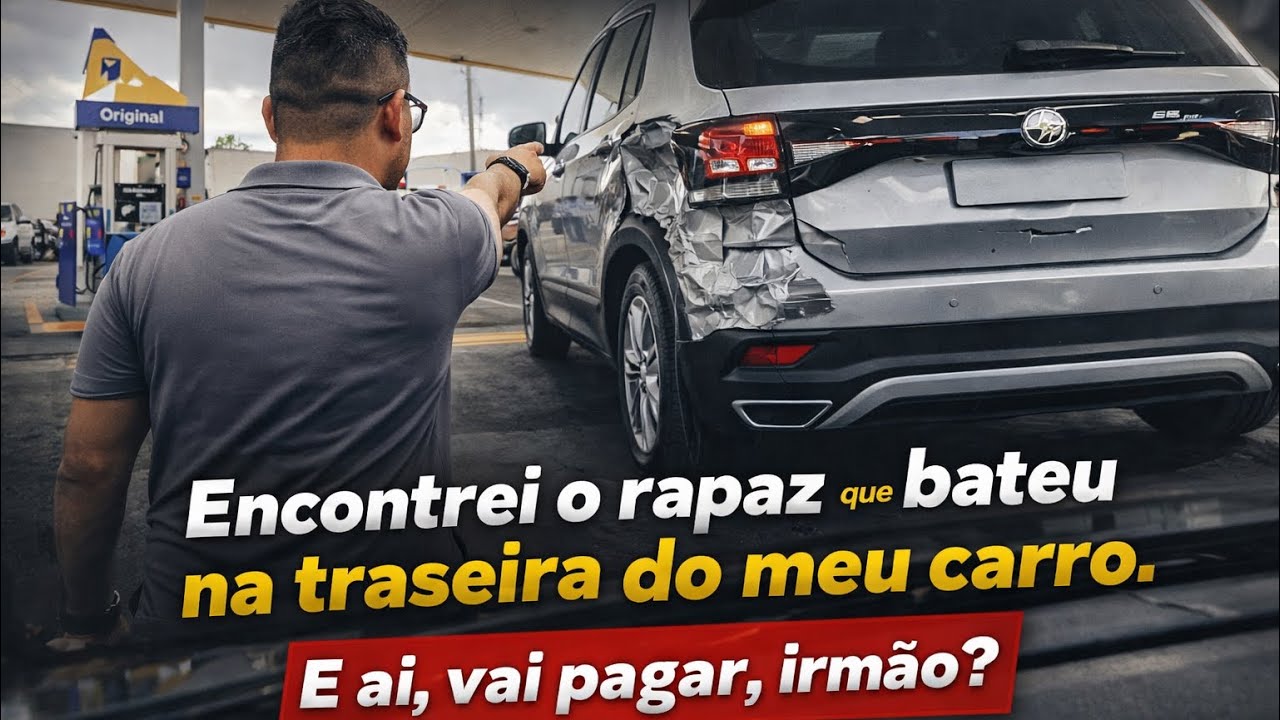 🛑Fui atrás do cara que bateu no meu carro… você não vai acreditar 😱