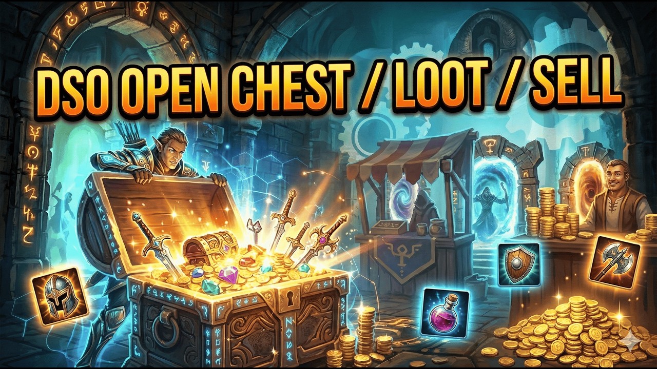 Drakensang Online - Blood Chest  / Loot / Sell | TESTING