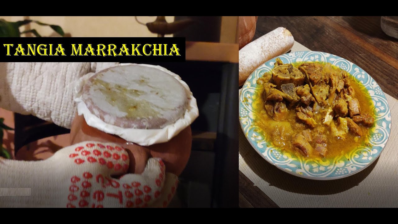 TANGIA MARRAKCHIA DANS UN POELE A BOIS طنجية مراكشية في موقد حطب TANGIA MARRAKCHIA IN A WOOD STOVE 😍