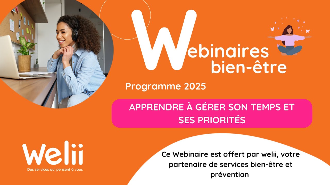 Webinaire - Apprendre à gérer son temps et ses priorités - 04 09 2025