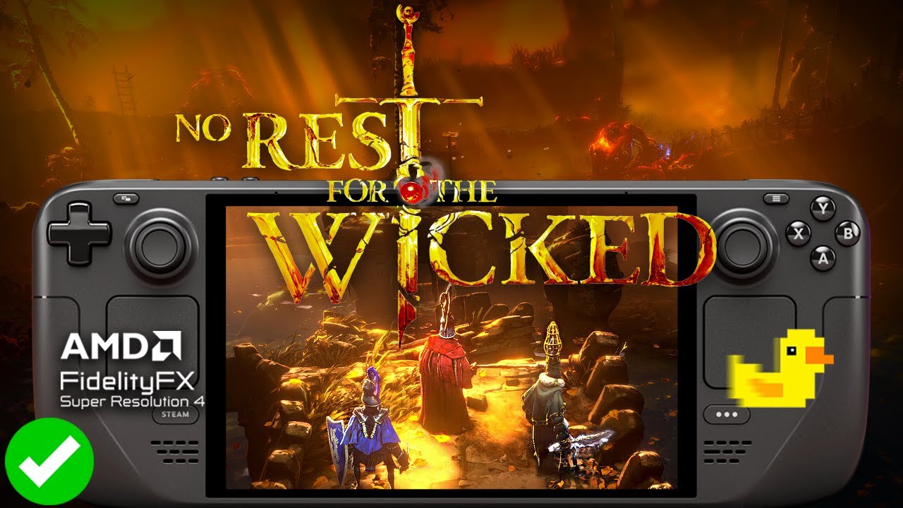 No Rest For The Wicked Steam Deck: FSR4 + Lossless Scaling Performance